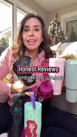 Water bottle/tumbler honest reviews- ones I’d buy again or never waste the money on! #waterbottle #timtokshopcybermonday #tiktokshopblackfriday #waterbottles #tumblers 