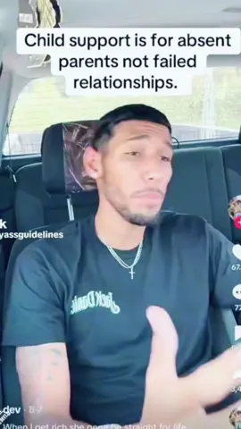 People really don’t understand the purpose of child support and how it’s meant to work. It’s not a punishment. It’s to compensate for the lifestyle your child should have never had to lose. 