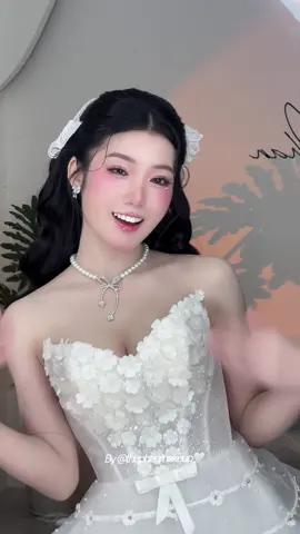 Cô dâu tóc mây siêu hot Lâm Huyền nè ❤️❤️💕 #thuphanmakeup🤍 #bienhinhcodau #65cantho #makeupcantho #thuphanmakeup 