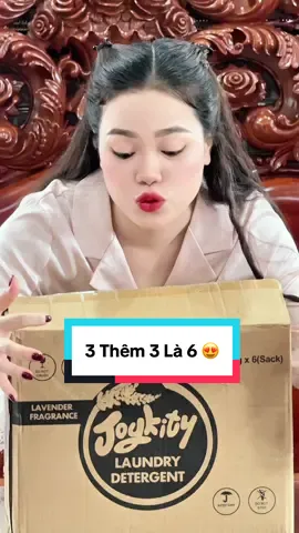 Mua 3 Tặng 3 Còn gì hời hơn nữa ta 😍 #diemmydaily #xuhuong2025 #nướcgiatjoykiti #nuocgiatxa 