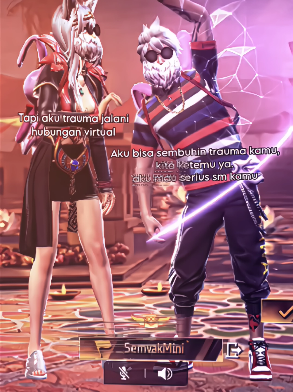 masih gk nyangka, udh sampe dititik ini☺ @mlbbcreators_official #garenafreefire #freefire #epepburik #fyp #bucinepep 