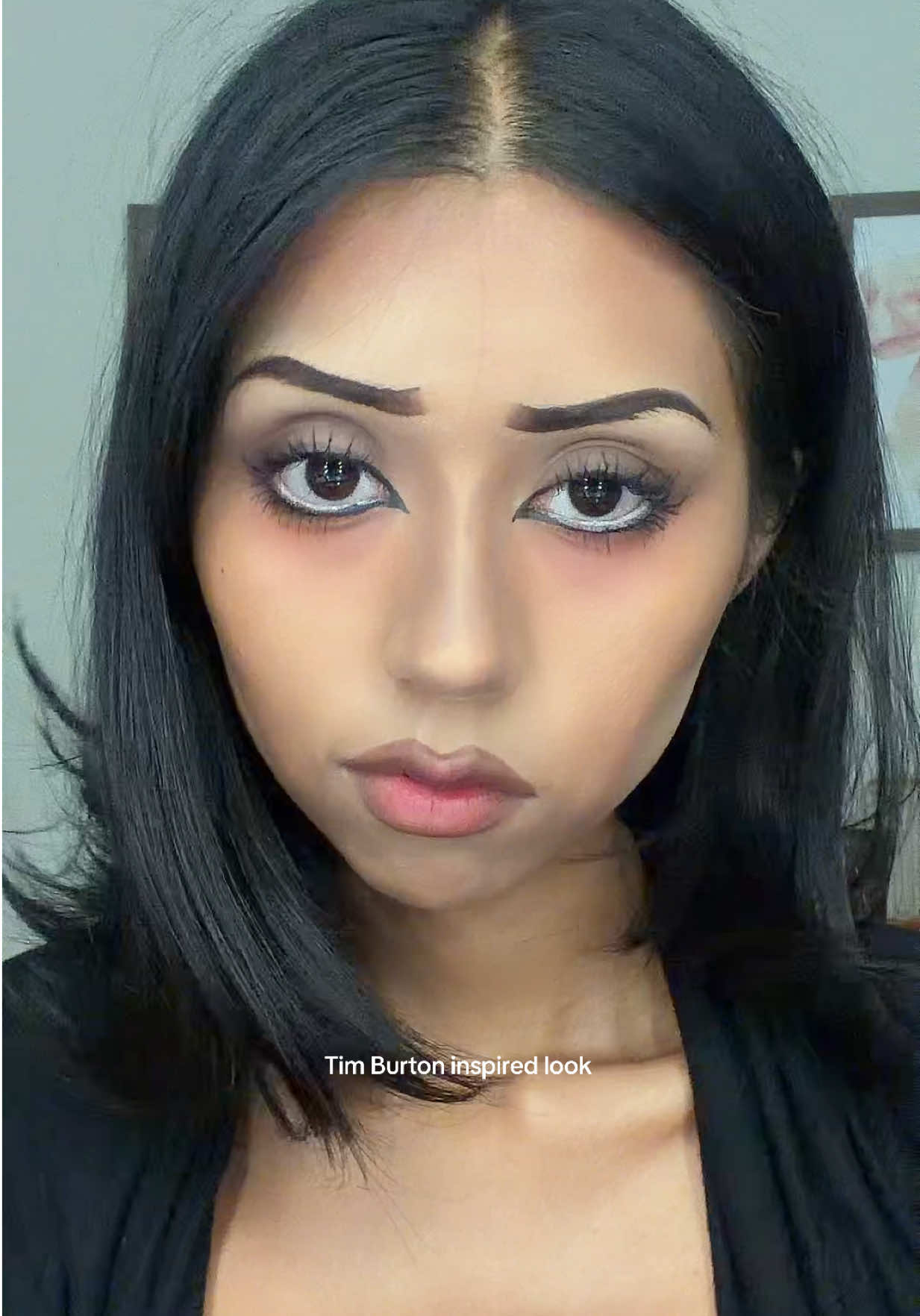 WAIT THIS LOWKEY ATE #TimBurton #halloween #greenscreen 