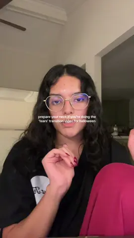 just a PSA for my girls and ghouls this halloween. #tears #transition #sabrinacarpenter #transitiontutorial 