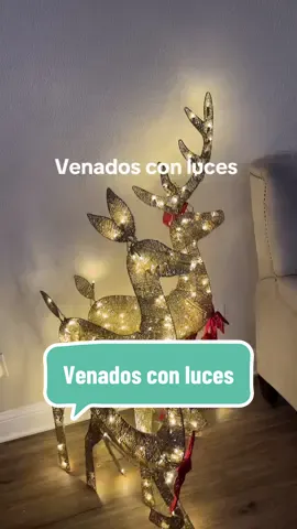 Se acerca la navidad y tenemos que estar preparadas y aprovechar el precio que tienen por ahora#venados #venadosparanavidad #venadosconluces#navidad #decoraciones 