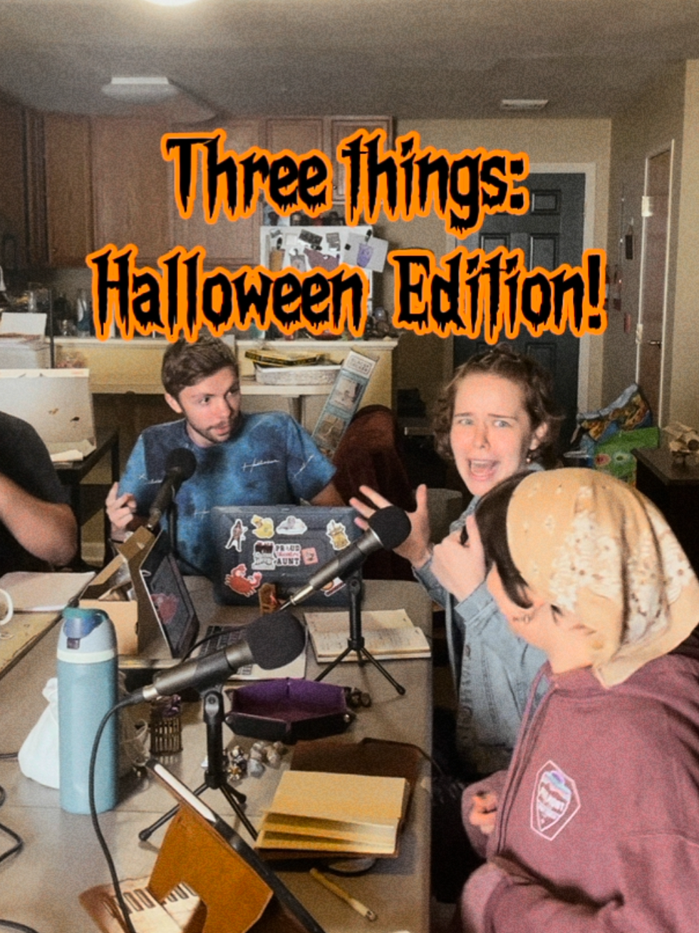 A very spooky three things to you! 🎃 You know we had to bring back our favorite improv game with a seasonal twist. Look forward to our HALLOWEEN ONE-SHOT releasing this Friday the 31st wherever you get your podcasts! #campaigncasters #spookyedition #halloween #threethings #improv #improvgame #dndpodcast #ttrpgpodcast #dungeonsanddragonspodcast #dndcommunity #ttrpgcommunity #improvgames #dndfunnymoments #elderblast