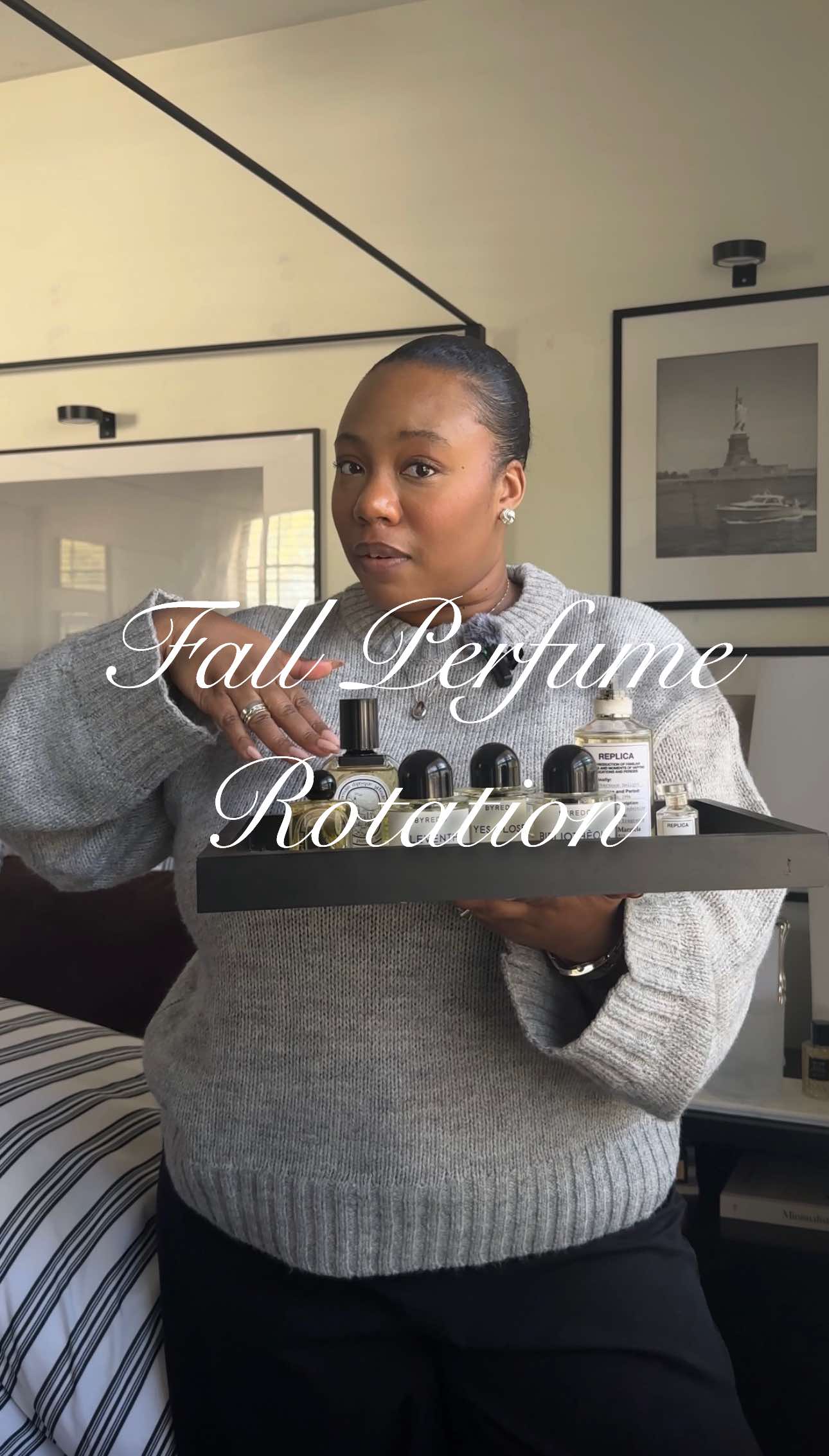 My fall fragrance rotation is all about warmth, depth, and quiet luxury. The kind of scents that feel like you before you even say a word. @BYREDO @diptyque Paris @maisonmargielafragrances #perfumerotation #fallperfume #fallfragrance #atlantainfluencer #perfumecollection 