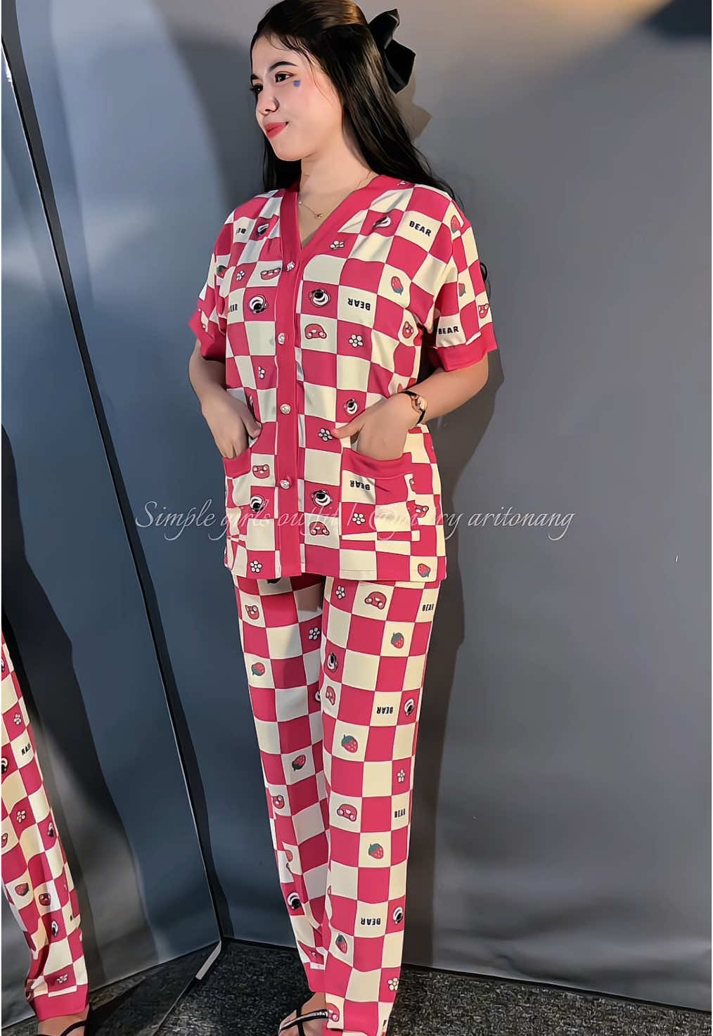 Rekomendasi setelan piyama gemeshhh!💗 bahan halus motifnya lucu-lucu😍 #setelanpiyama #piyamawanita #piyamalucu #bajutidur #foryouu 