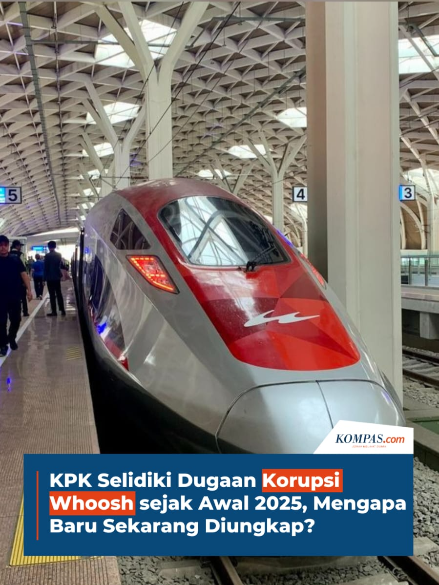 KPK mengonfirmasi tengah menyelidiki dugaan korupsi dalam proyek kereta cepat Jakarta–Bandung atau Whoosh yang nilainya mencapai triliunan rupiah. Penyelidikan ini dilakukan sejak awal 2025, usai mantan Menko Polhukam Mahfud MD mengungkap adanya dugaan mark up biaya proyek hingga tiga kali lipat dibanding di China. Sementara itu, Corporate Secretary PT KCIC, Eva Chairunisa, mengatakan, pihaknya menghormati langkah yang diambil KPK. Menurutnya, KCIC akan bersikap kooperatif terhadap seluruh proses yang dijalankan lembaga antirasuah tersebut. Penulis: Muhammad Iqbal Amar, Inten Esti Pratiwi  Kreatif: Safira Nurulita  Produser: Elizabeth Ayudya Ratna Rininta ` #Whoosh #KeretaCepat #Korupsi #KPK ##voice
