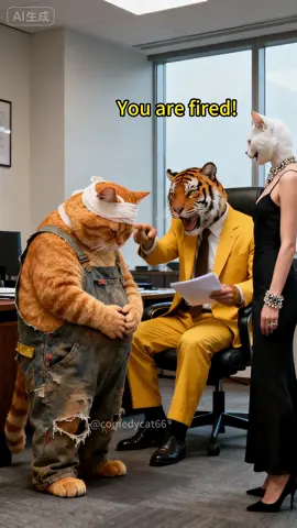 The power play between the poor and capital-total tragic ending.#cat #aicat #orangecat 