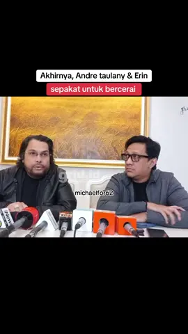 Andre taulany dan Erin tanda tangani kesepakatan untuk bercerai #andretaulany #erintaulany #cerai #suamiistri #berpisah 