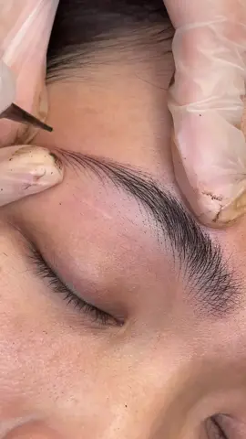 Nhấn nhá cho cặp lông mày sợi 🥰 nhẹ nhàng nâng niu từng sợi…kiki #alinevubeauty #Hairstrokes #điêukhắclôngmàyđẹp #NaturalBrows #LôngMàyĐẹp 