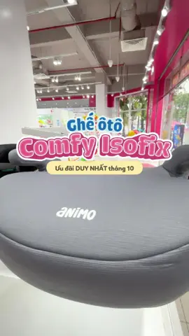 Ghế ngồi oto Animo Comfy cho bé 🥰 Mua trên sàn giá hời, bảo hành 2 năm 1 đổi 1 dễ dàng thì ngại gì hông chốt ba mẹ ơi #ConCung #LoveConCung #animo #gheoto 