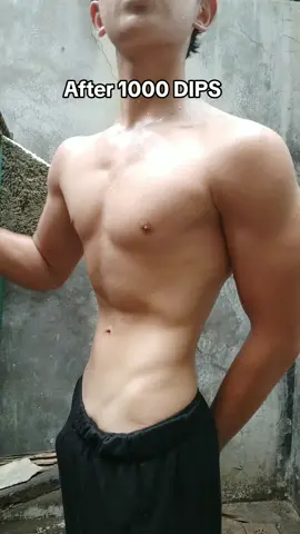 After 1000 Dips Flex #calisthenics #gym #motivation #discipline #fyp 