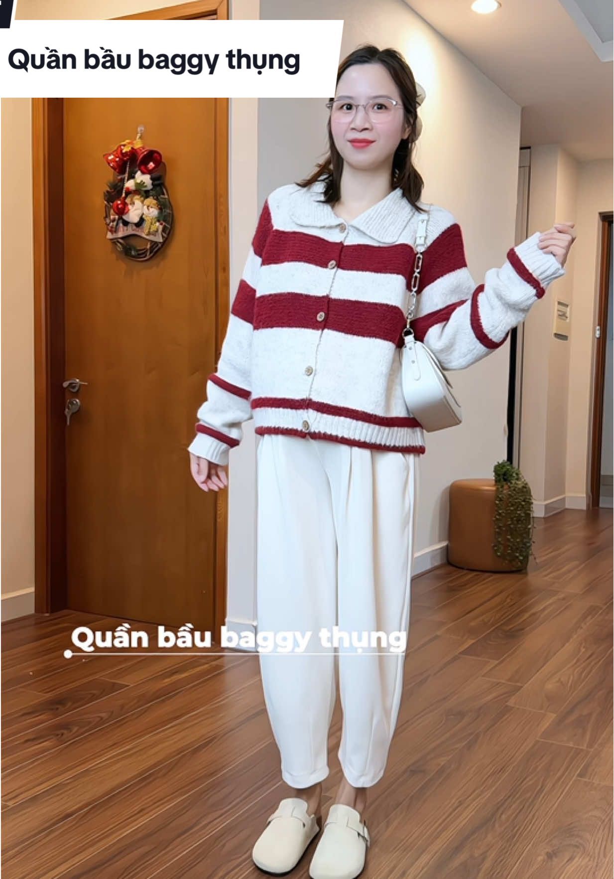 Mùa đông k lạnh khi trong tủ đồ có quần nỉ nhung nha các mẹ #mebau #thoitrangbau #kaityphuong #quanbau #quanbauthoitrang  