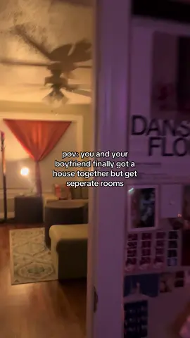 we still sleep together every single night but we get to decorate how we want and stay as healthy as ever! #room #houseoftiktok #couple #dating #house 