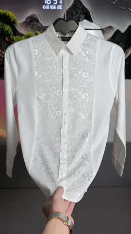 Áo Sơ Mi Phối Hoa Hồng DOTAMSTORE - Sơ Mi Nam Công Sở Vải Lụa Chống Nhăn Dáng Slimfit - Menswear Có Cổ #aosomi #aosominam #phoidonam #thoitrangnam #xuhuong 