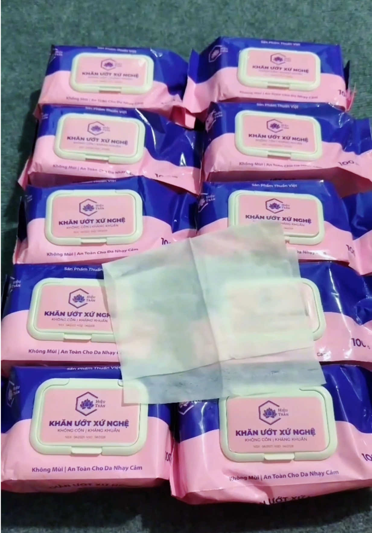 Thùng 10 gói khăn ước Xứ Nghệ to sài đã luôn #khanuocxunghe #khanuockhongmui #minhhai #xuhuongtiktok #Tiktokviral 