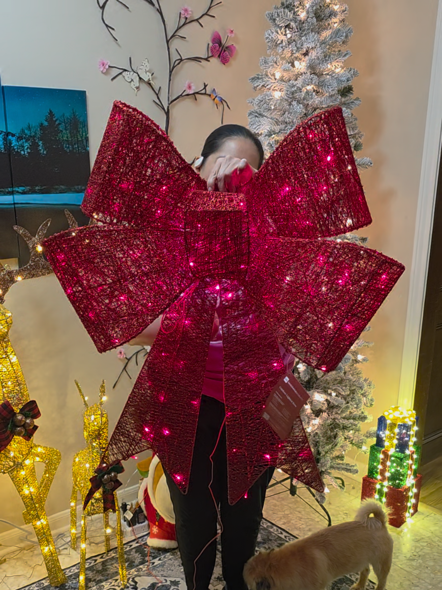 Best Choice Products, lighting Christmas bow  #bestchoiceproducts #christmasbow #christmasbows #christmasdeals #christmasdecor 