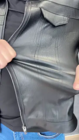 Áo Da Nam 5005 Cổ Bẻ Lót Lông 