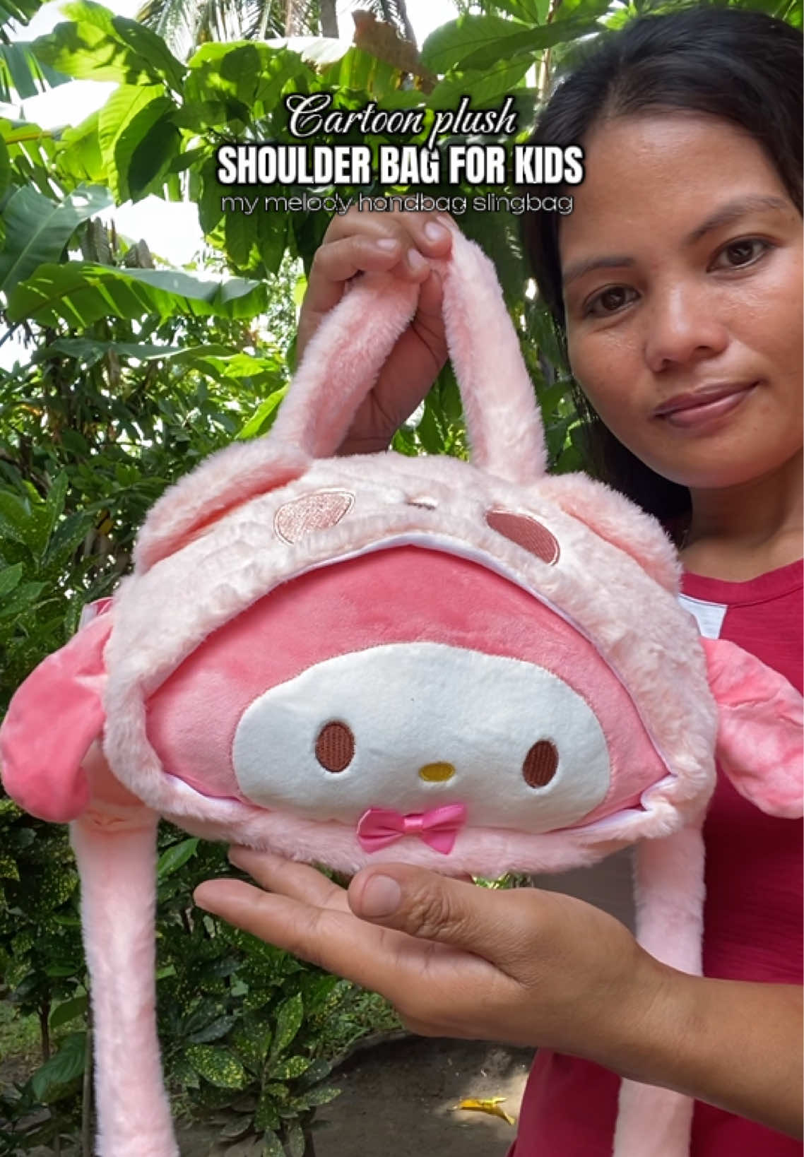 Ang cute naman kase ng shoulder bag na to for kids#mymelodybag #plushbag #bagforkids #cartoonplushbag #bag 