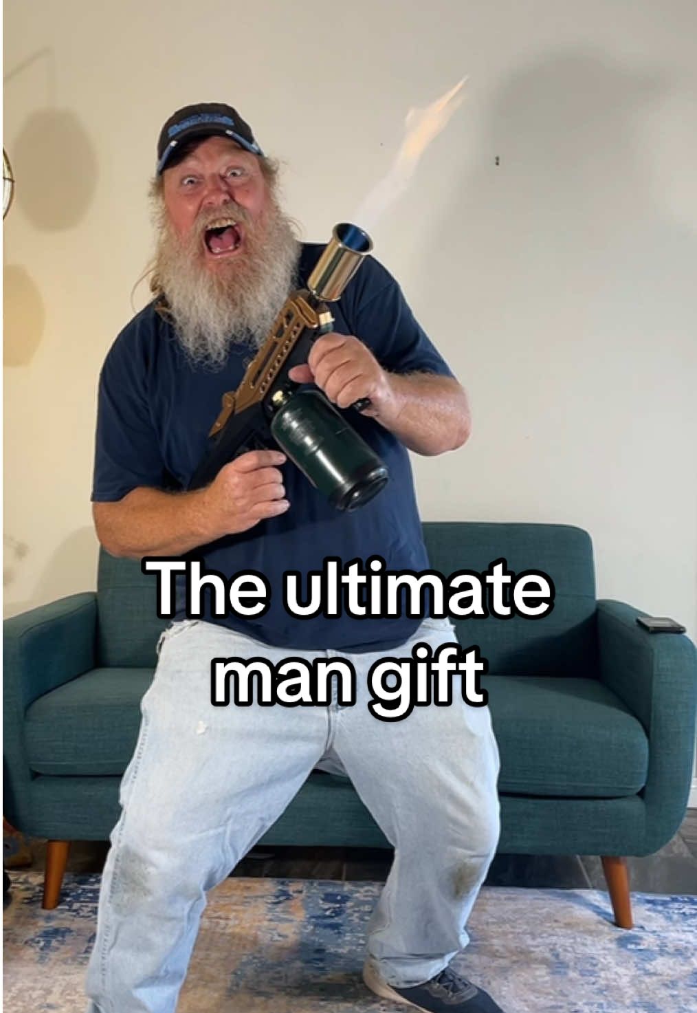 I think he likes it. #propanetorch #giftsforhim #artflamm #tiktokshopblackfriday #fathersdaygift 