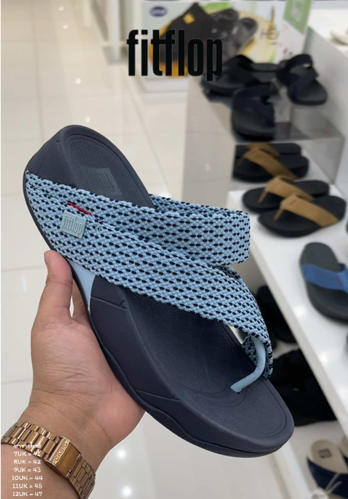 #fitflopthailand #รองเท้าแตะผู้ชาย #รองเท้า #fitflop #SLINGWEAVE 