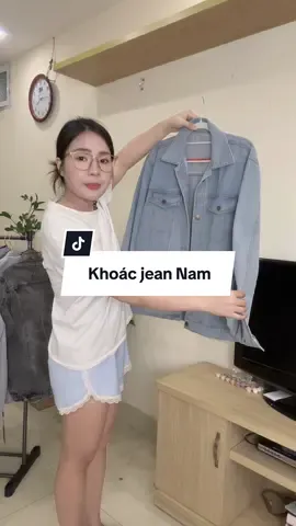 Áo khoác jean Nam. #mungchamnha #thoitrangnam #Meitu 