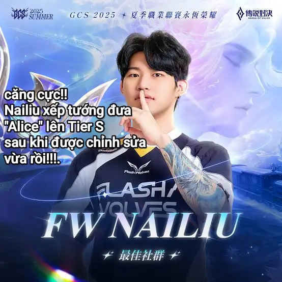 Top God FW.Nailiu xếp tướng và đưa Alice lên Tier S sau đợt chỉnh sửa vua roi.. #aov #xuhuong #viral #lienquanmobile #arenaofvalor 