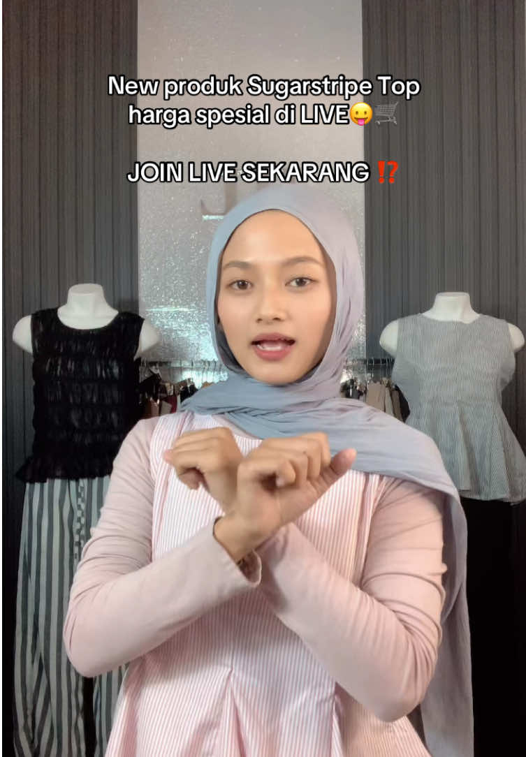 Join live sekarangg bestieee😗 #tiktoklive #brandlokalindonesia #hloutfit 