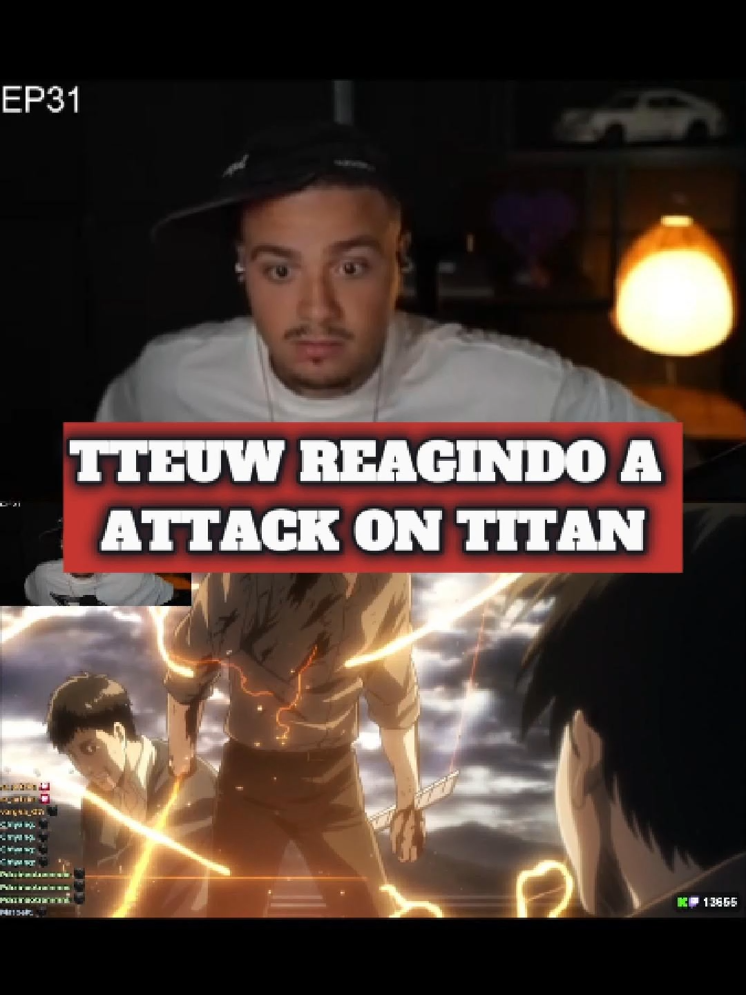 tteuw reagindo a attack on titan #AttackOnTitan #eren #levi #erwin #mikasa