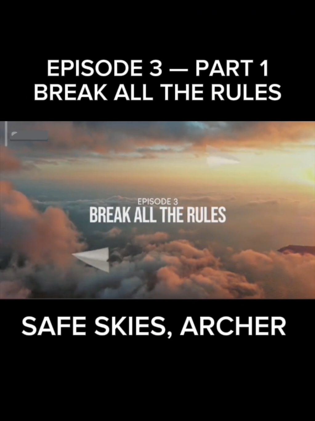 EPISODE 3 — PART 1 BREAK ALL THE RULES #FYP #SSA #safeskiesarcher 