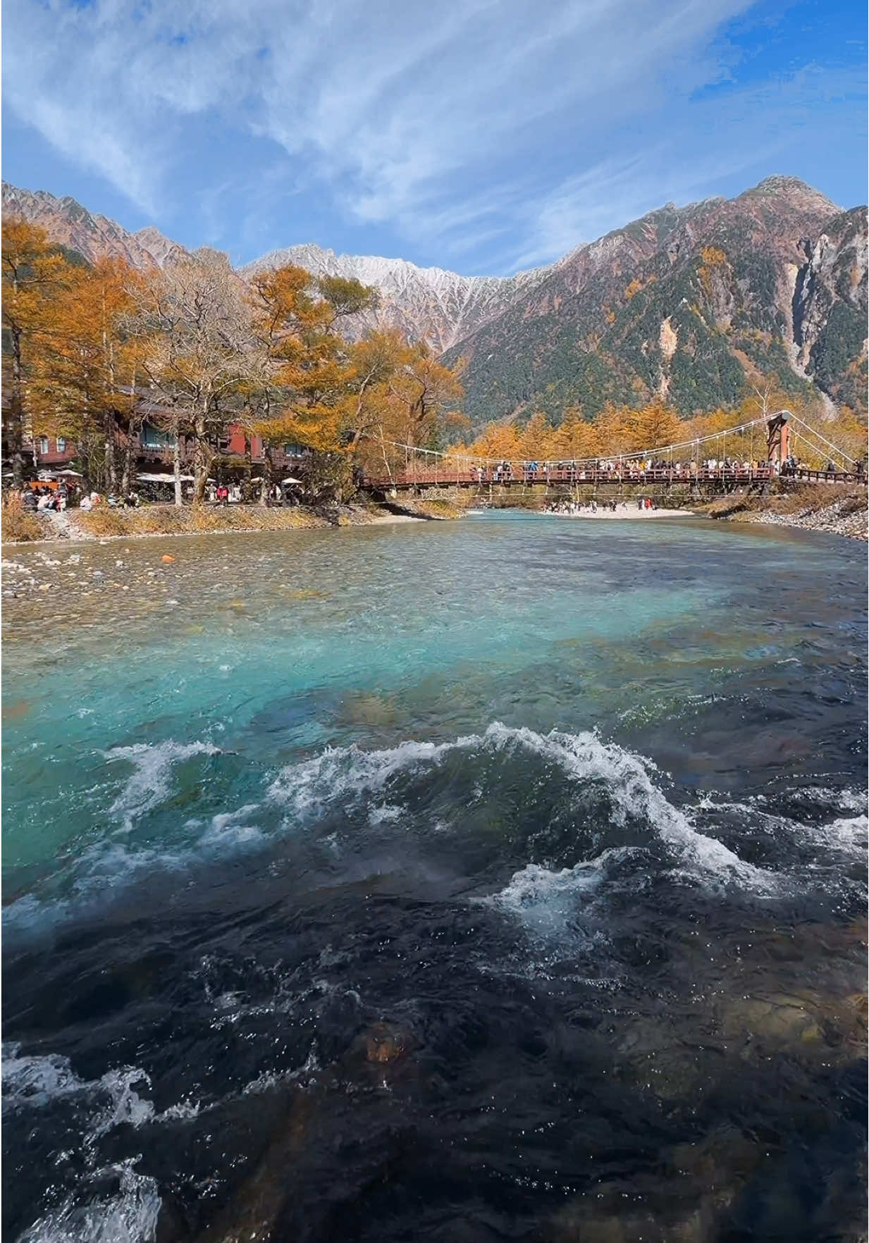 Kamikōchi is a scenic mountain valley in Japan's Nagano Prefecture 🍃🏔️✨ #kamikochi #japan #nagano #ญี่ปุ่น 