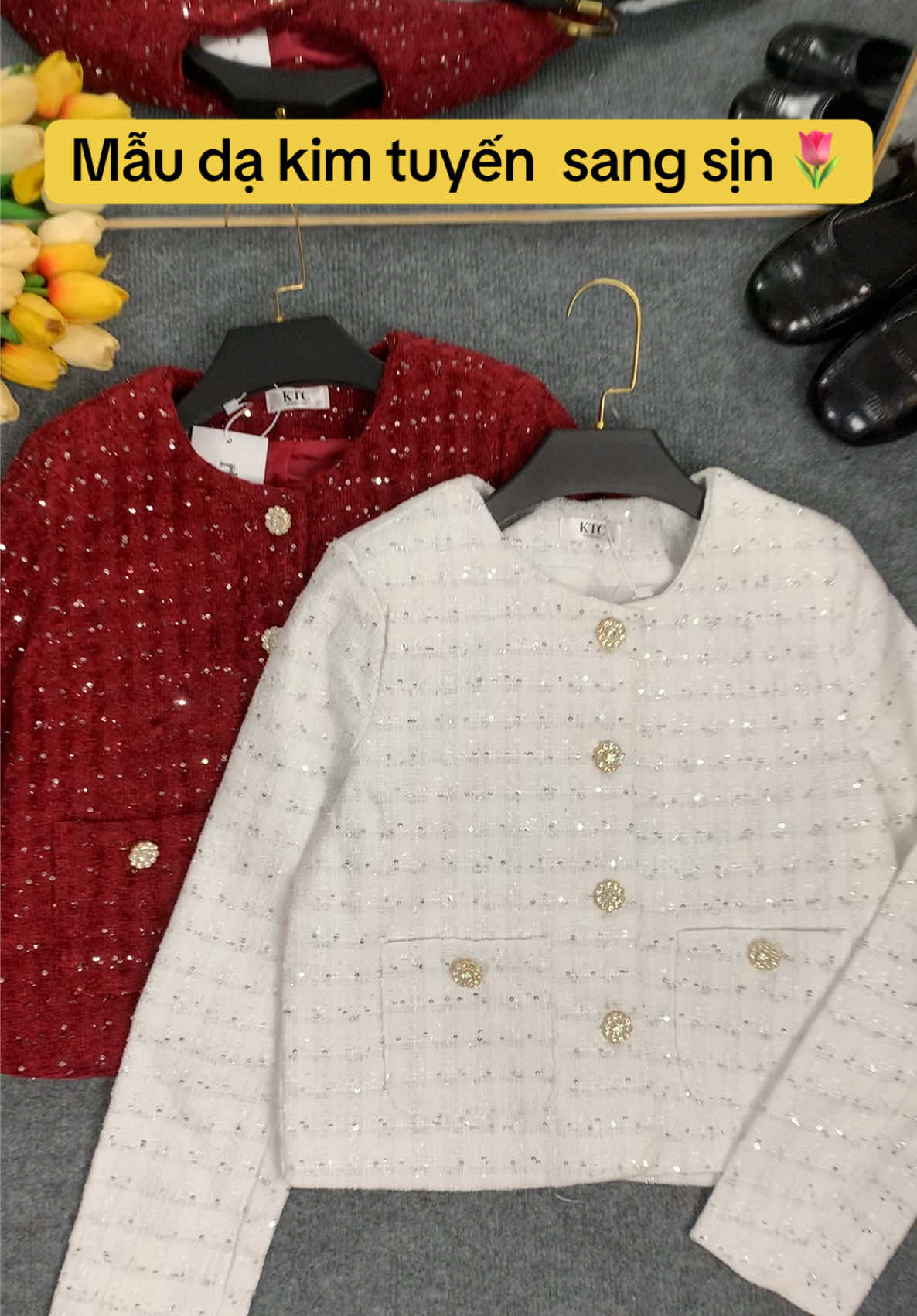 Mẫu dạ xinh lung linh cho ce 🌷#aokhoac #xuhuongtiktok #tet2026 