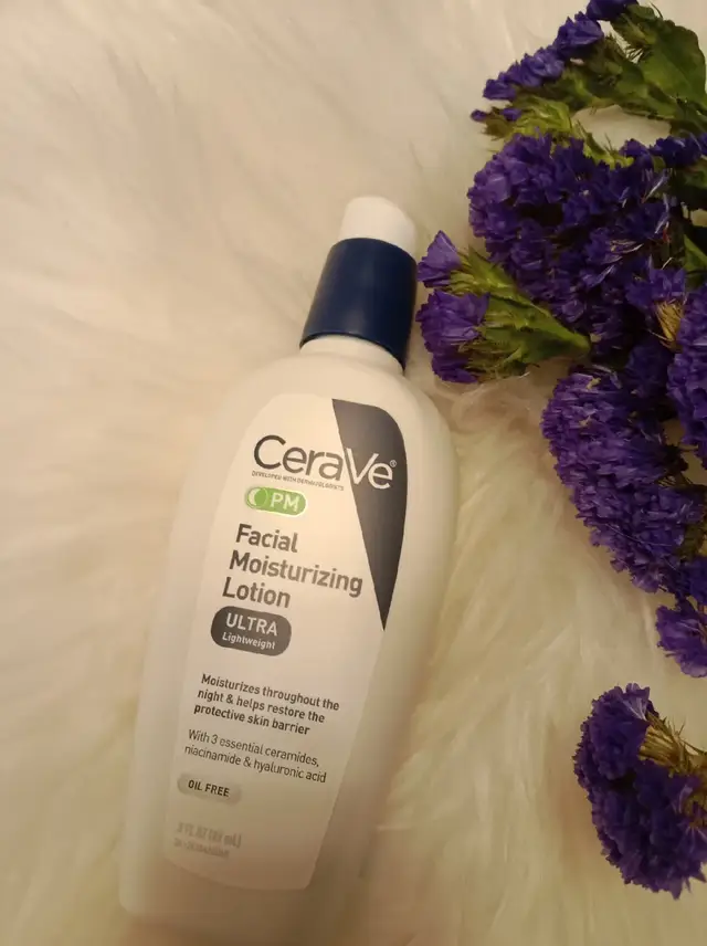 I really like the CeraVe PM Facial Moisturizing Lotion. It feels super lightweight on my skin,  gives great hydration. I use it at night, and my skin always feels soft and calm the next morning. I love that it doesn’t make my face greasy or sticky. The formula with ceramides, niacinamide, and hyaluronic acid really helps keep my skin barrier healthy. It’s gentle and perfect for sensitive skin .  best nighttime moisturizers I’ve used! @influenster @CeraVe Offical Account @CeraVe  #complimentary #CeraVePMLotion #giftedbycerave 