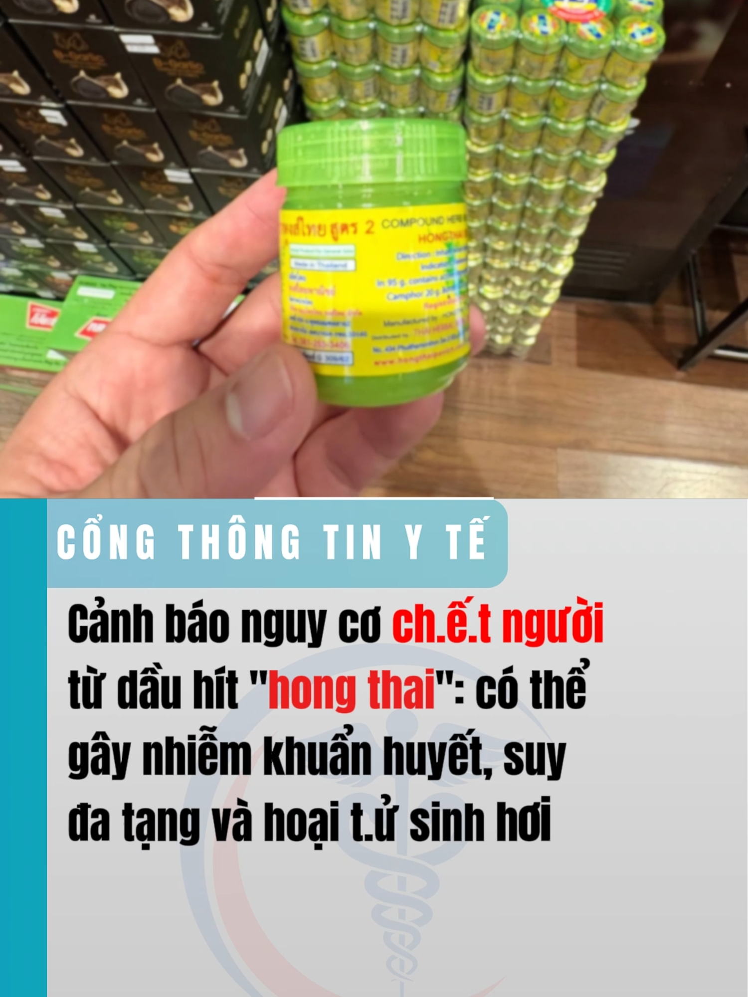 Cảnh báo nguy cơ ch.ế.t người  từ dầu hít 
