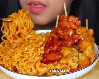 Mukbang mie pedas🥵🔥 (Yt:Yana ASMR) #yanaasmr #miepedas #bikinngiler #mukbangvideo #mukbangeatingshow 