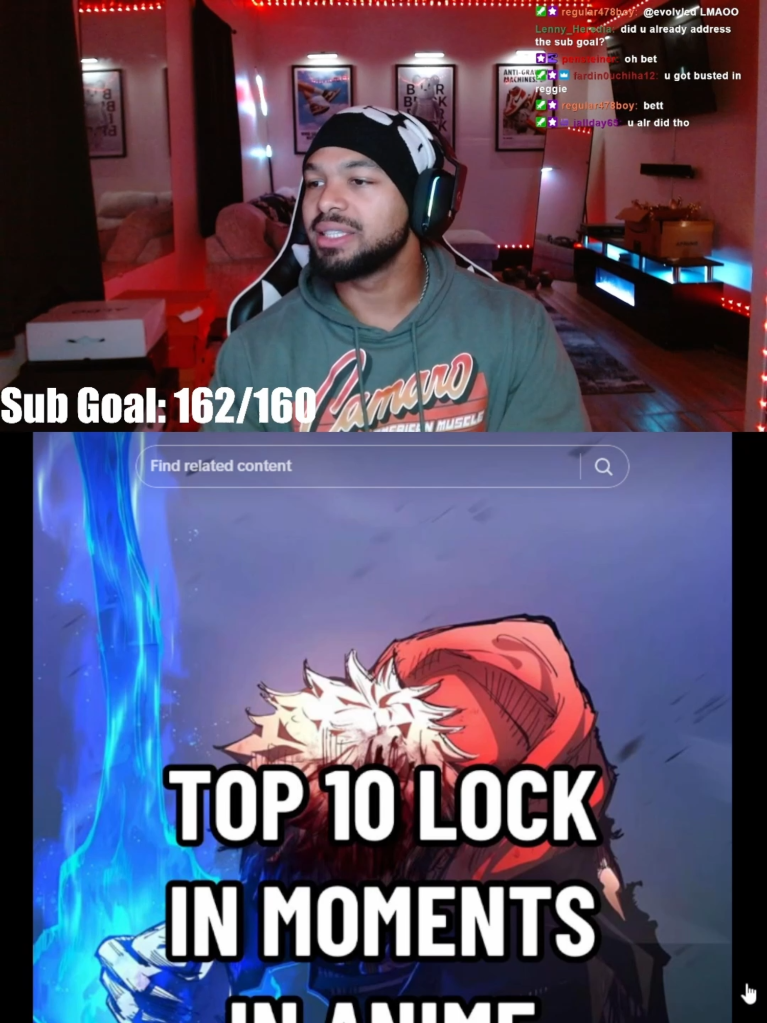 TOP 10 LOCKED IN MOMENTS! #fyp #reggiewill #animetiktok #viral #animeedit