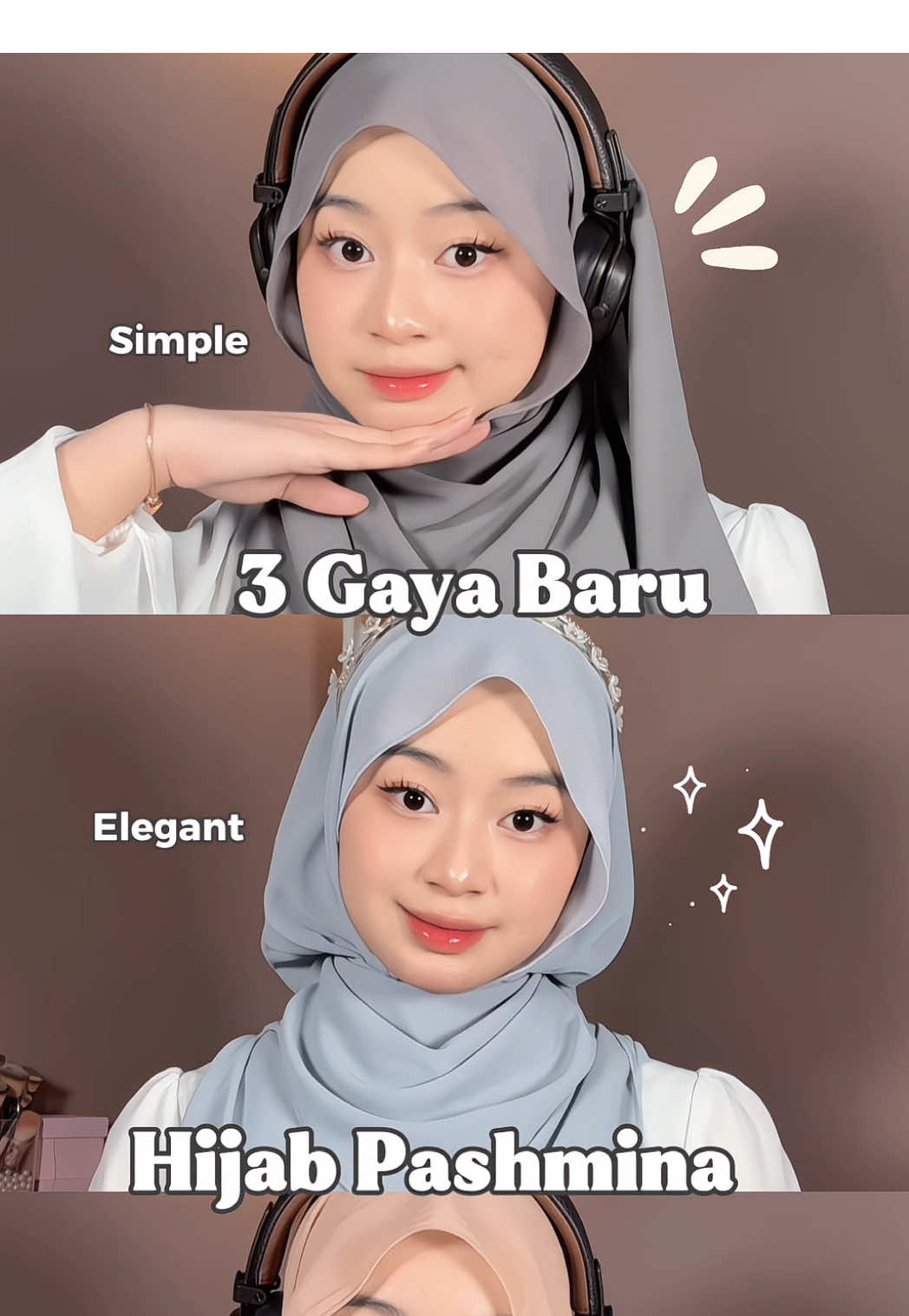 3 style pashmina wajib coba ✨🫶🏻 #tutorialhijab #hijabi #hijabstyle #pashmina 