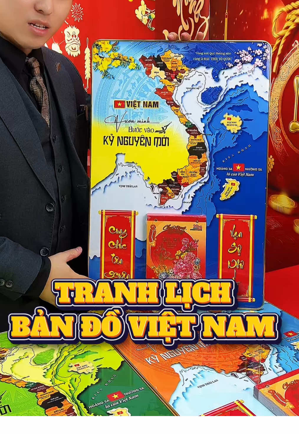 Một năm đặc biệt thì cần có một Ấn phẩm Lịch Tết đặc biệt #ongbongonghe #lichtet #lichtreotuong #lich2026 #lichtetbandovietnam 