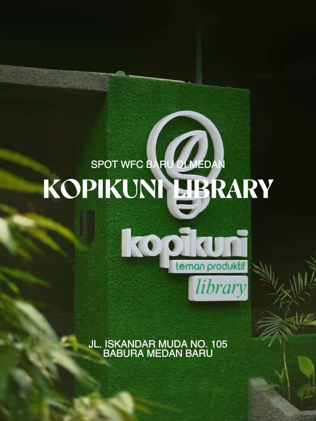 NEW WFC SPOT! KOPIKUNI LIBRARY  Semakin banyak tempat untuk jadi produktif bersama Kopikuni! #kopikuni #wfc #cafemedan #coffeeshopmedan #medan #workfromcafe #temanproduktif #medanviral