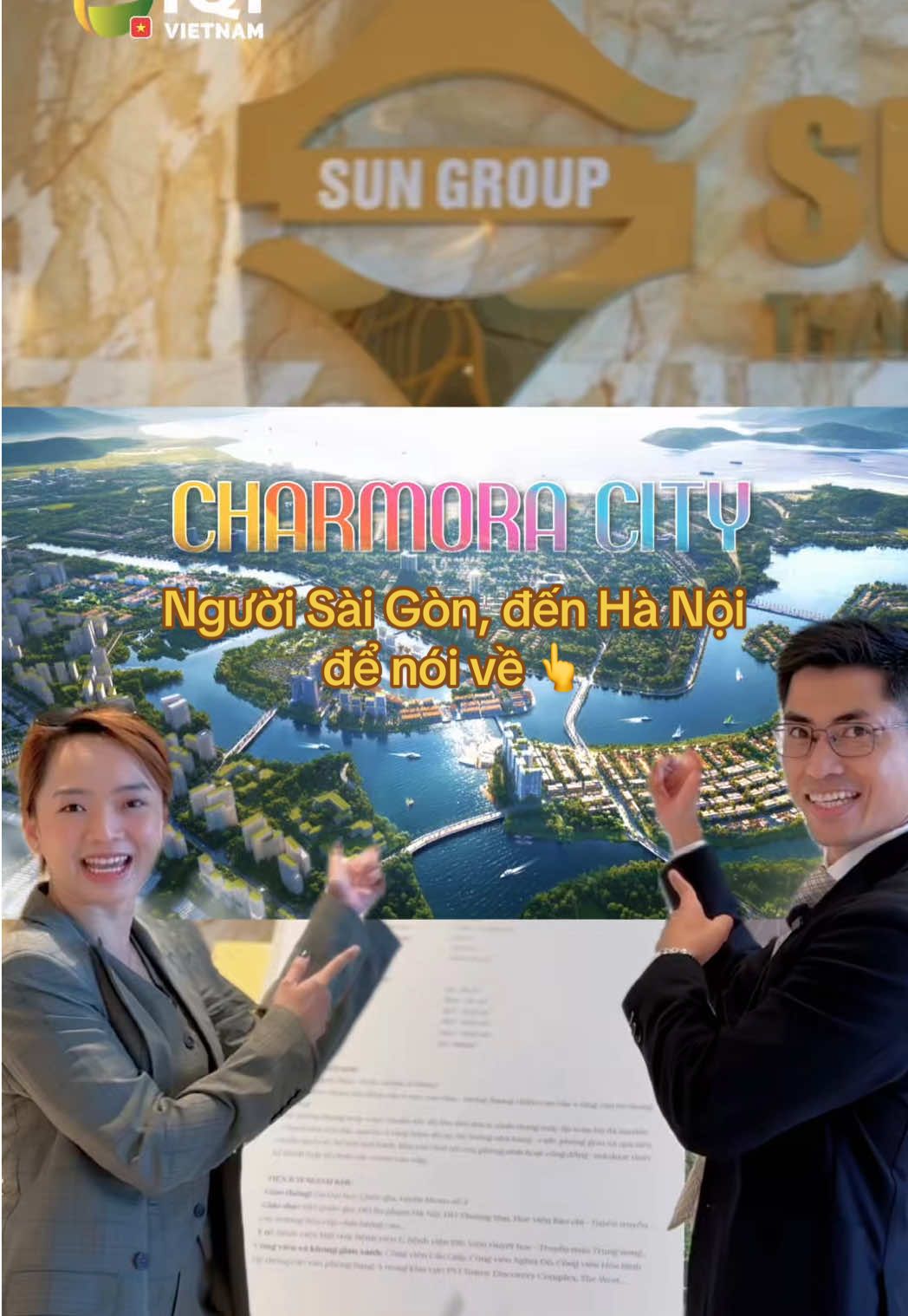 Người Sài Gòn, đến Hà Nội để nói về Charmora City by Sun Group tại Nha Trang xinh đẹp 🌝 #SunGroup #SunNhaTrang #batdongsan #CharmoraCity #IQIVietnam @La Kim Mỹ Duyên 