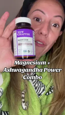 Replying to @Heathergrace Magnesium supports relaxation and muscle recovery while ashwagandha helps with calm focus and mental clarity. It’s gentle, non-habit-forming, and a must for my nighttime routine. #NewChapterVitamins #NighttimeRoutine #WellnessFinds Not intended to be medical advice. Consult with your healthcare provider. Results may vary 