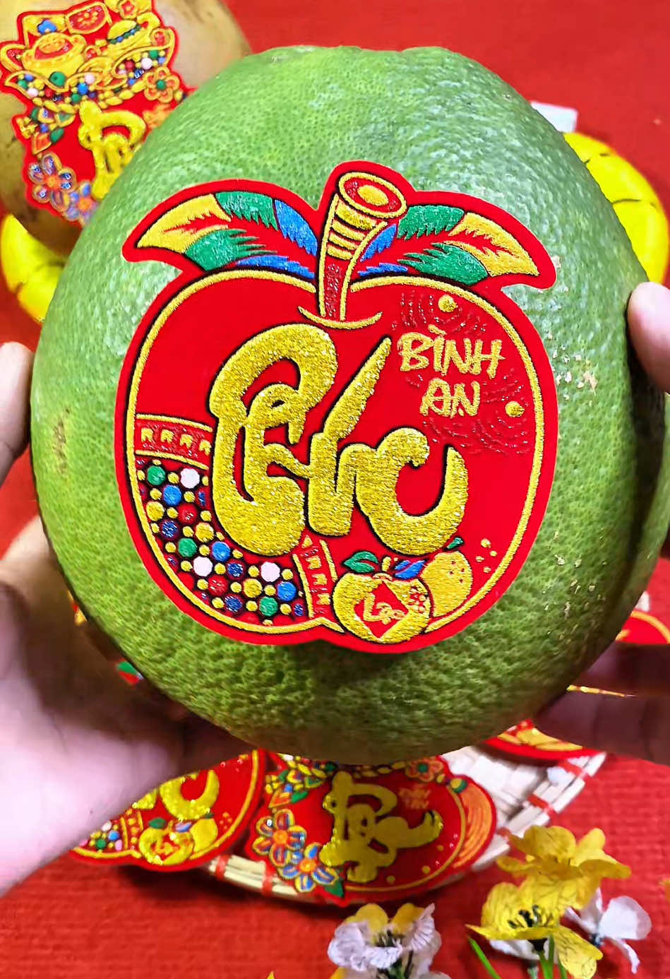 Miếng dán trái cây ngày Tết  #trinhmetin #miengdantraicay  @Trinh Mẹ Tin  @Trinh Mẹ Tin  @Trinh Mẹ Tin 