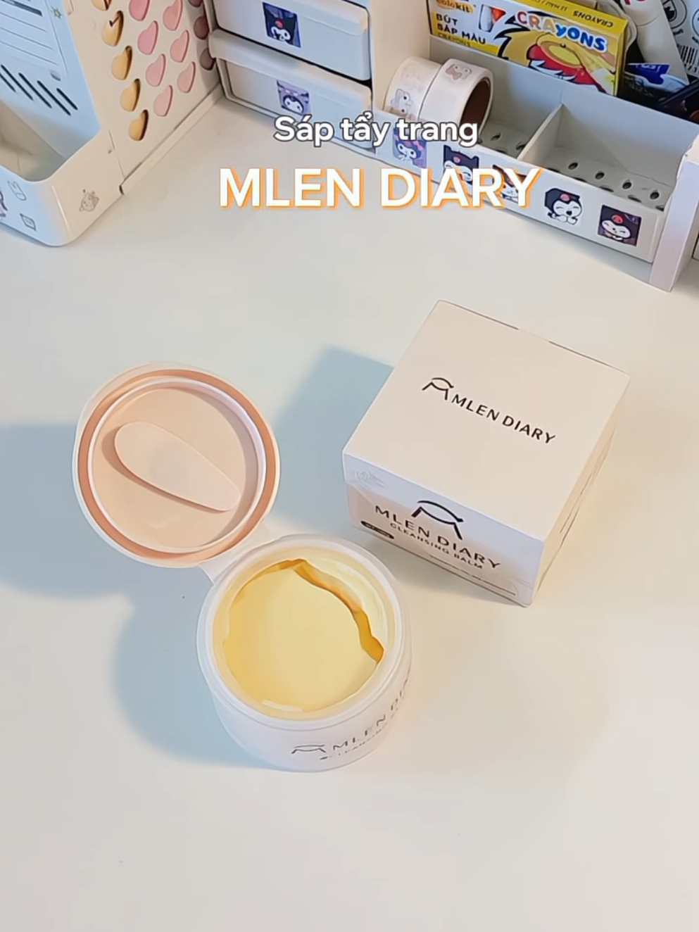 Sáp tẩy trang MLEN DIARY 🛒🍦#mlendiary #saptaytrang #skincare #mlendiaryvietnam #makeup 