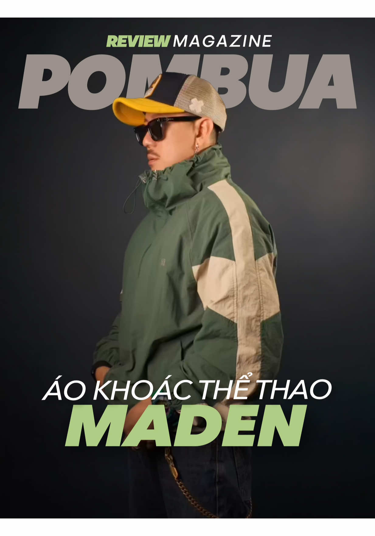 Áo đẹo, nhìn lạ, nhìn Nhật với Hongkong lắm 😆😆😆 #pom #pombuareview #pombua #aokhoac #maden 