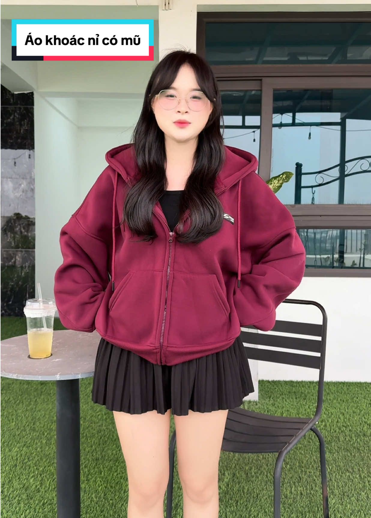 Màu tím rượu vang không túi sau nha #aokhoac #aokhoacni #aokhoaccomu #boxy #xuhuong