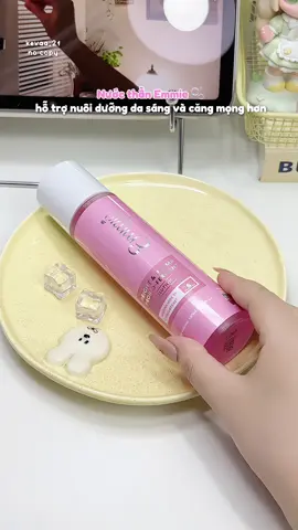 Nước thần Emmie hỗ trợ chăm da căng mọng 🫧✨💭 #nuocthanemmie #nuocthanduongda #emmiebyhappyskin #chamsocda #skincare 