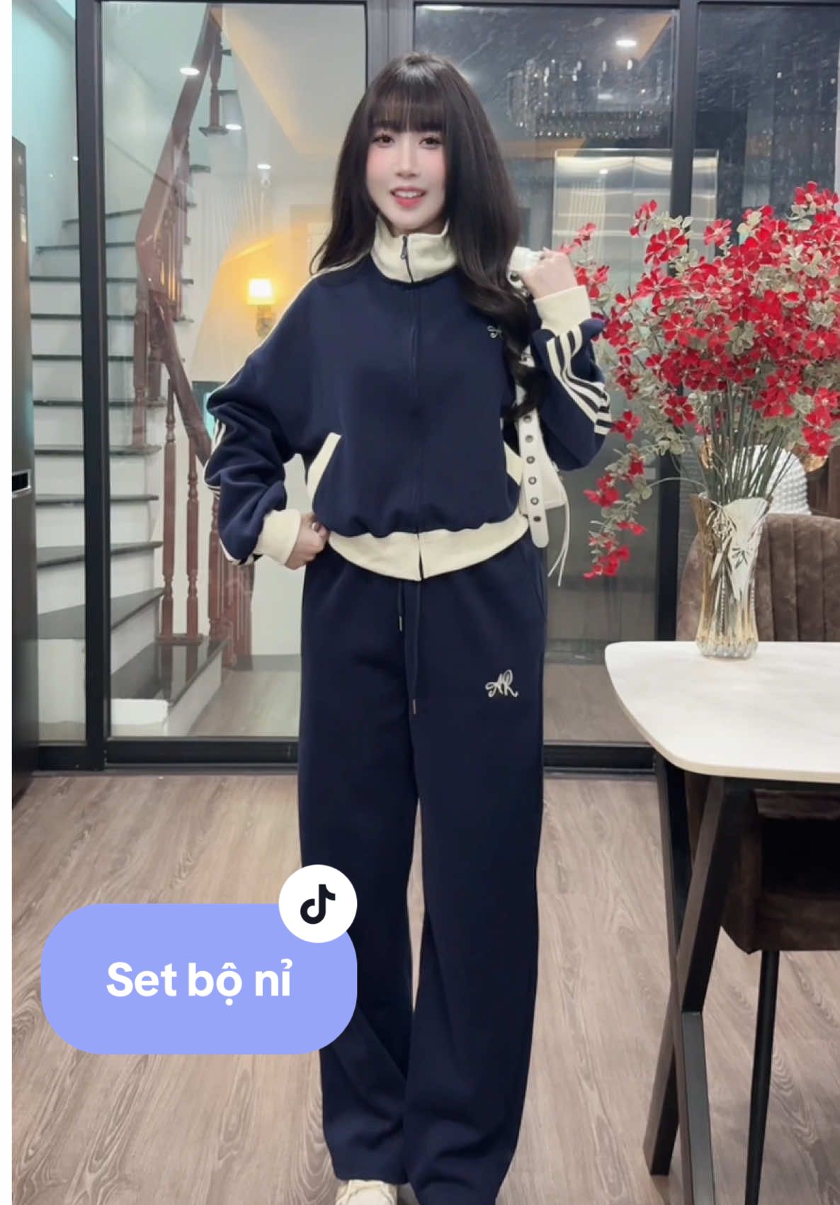 Set nỉ hottrend mặc lên xinh quá ce ơi , vừa xinh vừa ấm í #setbo #setboxinh #setaoquan #setnu #sethottrend 