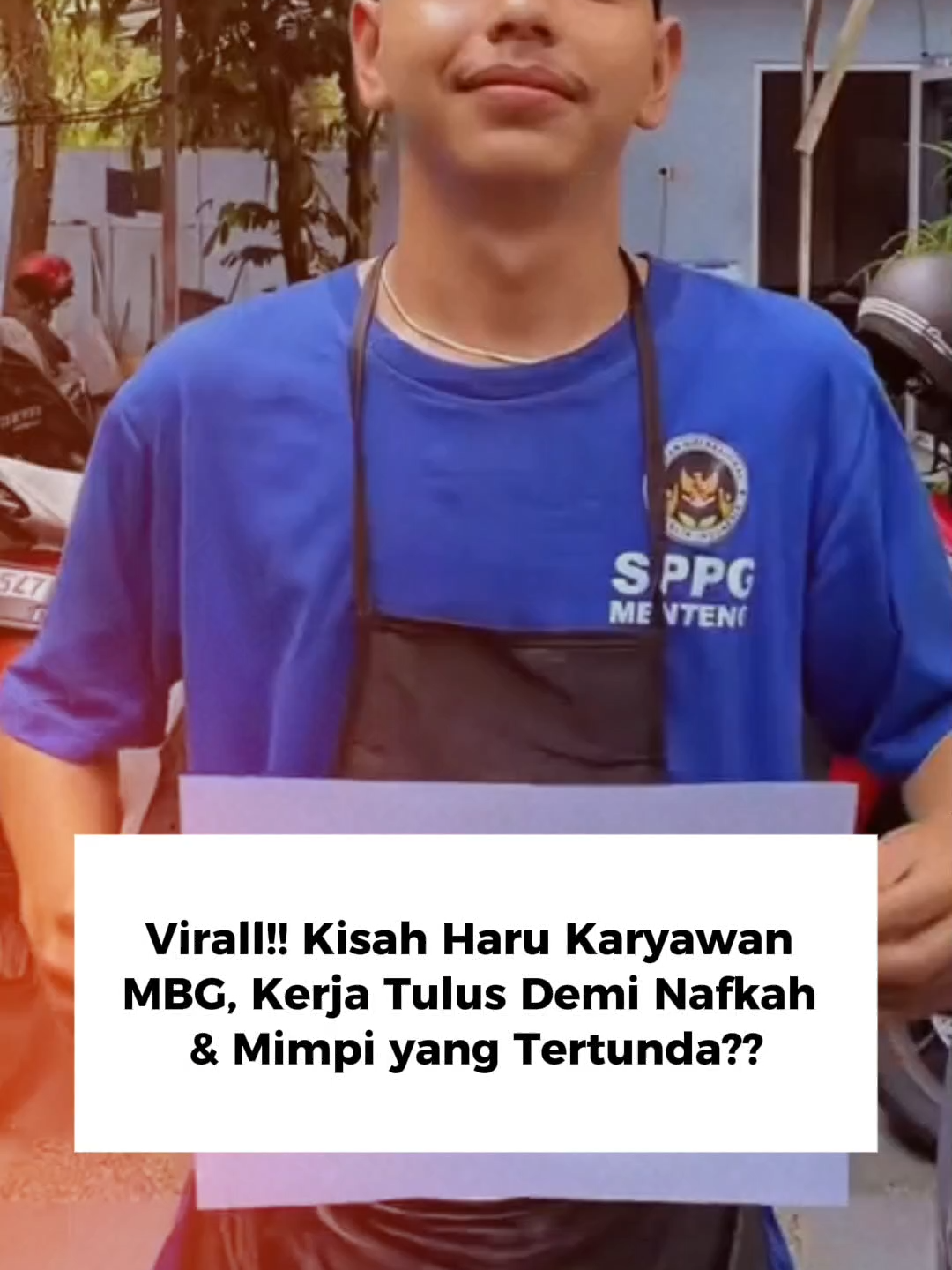 Viral! Kisah haru karyawan MBG, kerja tulis demi nafkah dan mimpi yang tertunda?? #mbg #sppg #viral #gosip #fyppppppppppppppppppppppp