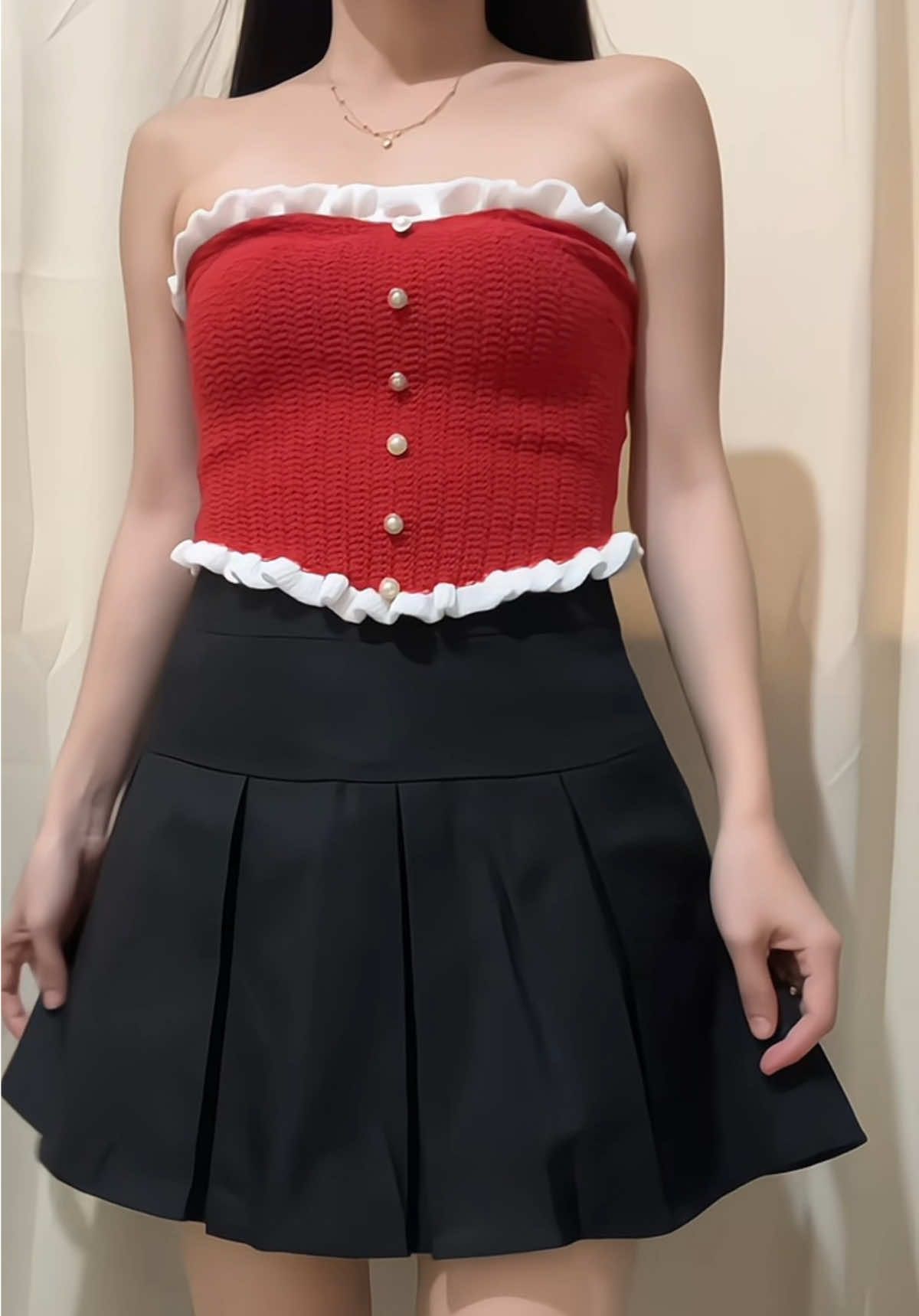 Luv this pleated skirt 🥺 #pleatedskirt #miniskirt #pleatedskirtforwomen #alinepleatedtennisskirt #chicbargain 